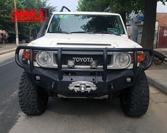 Purple Horn TOYOTA Bull Bar front Steel Fj Cruiser Winch Bumper