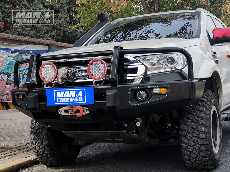 Purple Horn Pickup Truck Front Everest FORD Bull Bar With LED